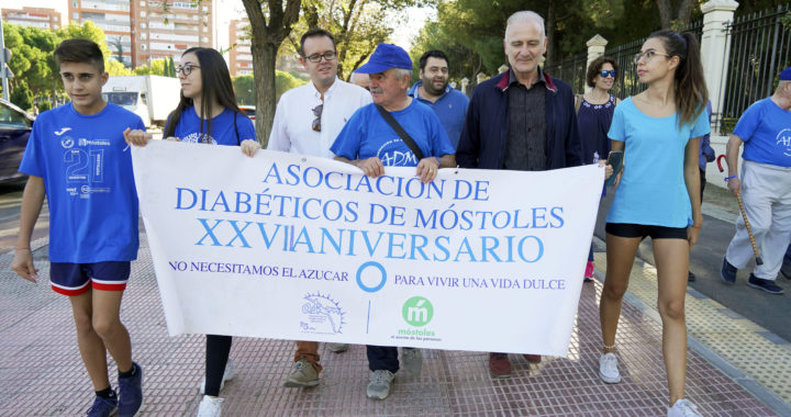 La Asociación de Diabéticos de Móstoles celebró una jornada deportiva para fomentar la prevención contra la enfermedad