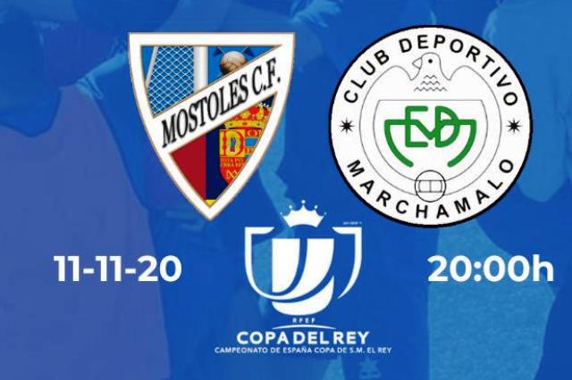 La Real Federación Española de Fútbol cita al Mostoles CF y al Marchamalo para el partido oficial de eliminatoria de la Copa del Rey.