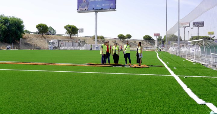 Las obras de reparación y remodelación de los Campos Municipales de Fútbol Iker Casillas son una realidad